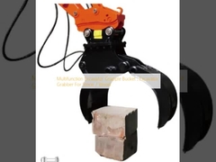 Wielofunkcyjny wiaderek do grabienia wykopalni, grabnik do wykopalni do kamienia / drewna